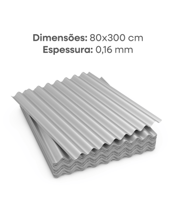 CHAPA ZINCO 3M 0.16