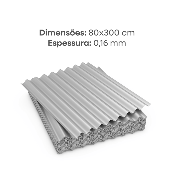 CHAPA ZINCO 3M 0.16
