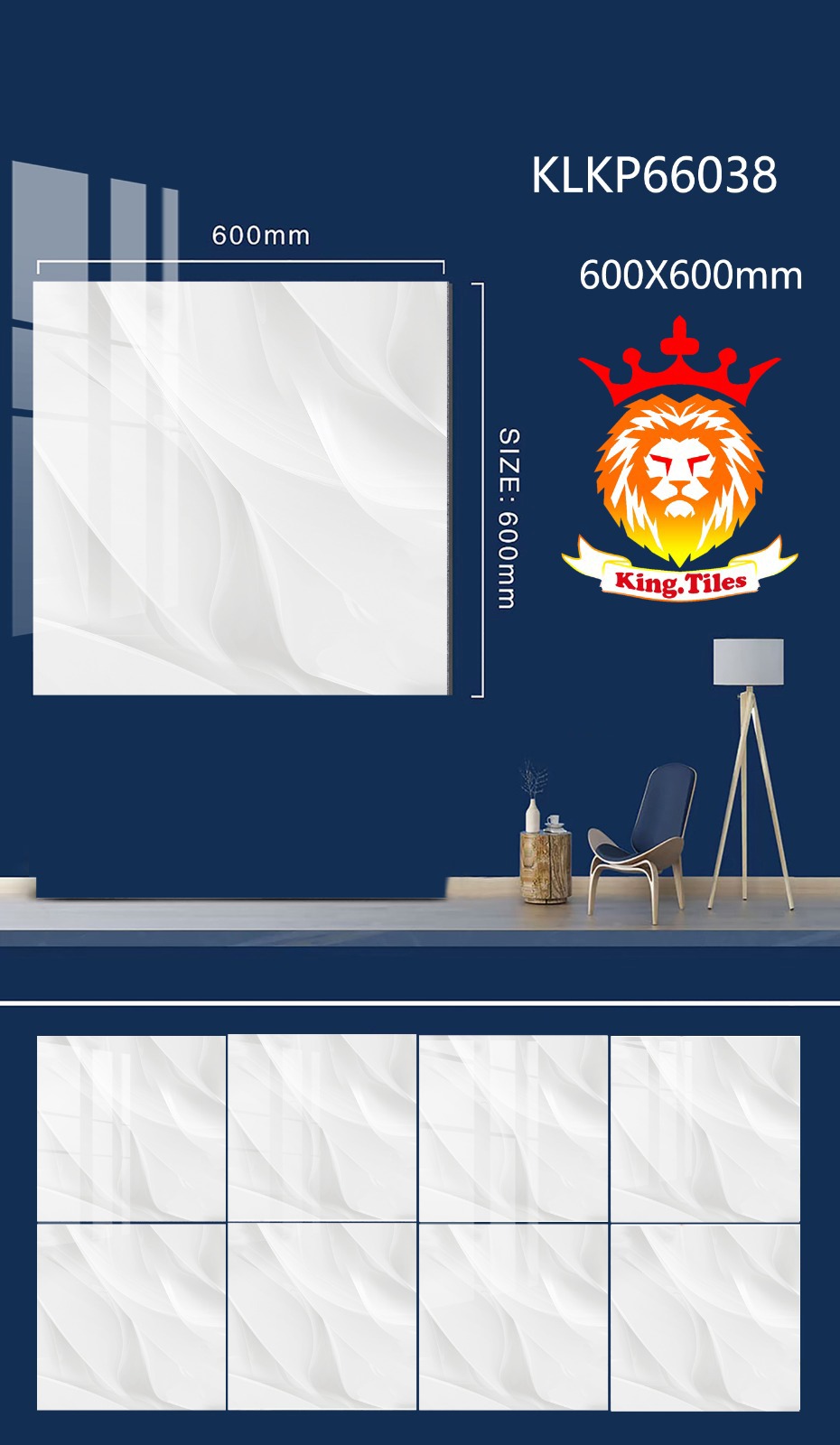 KLKP66038 Mosaico 60×60 cm GUAN YING KLKP66038 - Image 1