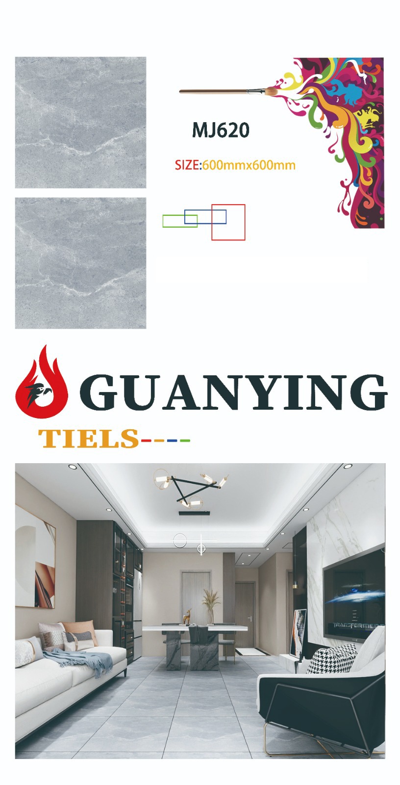 MJ620 Mosaico 60x60 cm GUAN YING MJ620 - Image 1