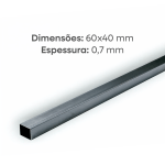TUBO 60x40 5.8M 0.7